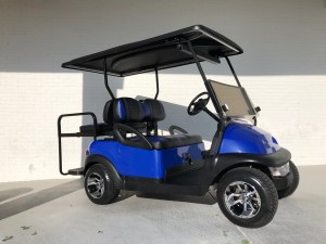 Low Profile Blue Club Car Golf Cart 01